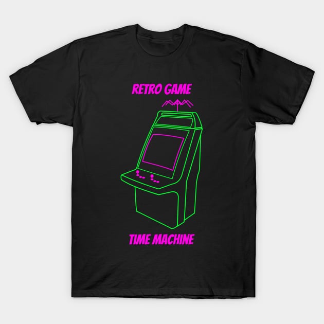 Retro Game Time Machine Podcast Alternate Logo T-Shirt by Retro Game Time Machine